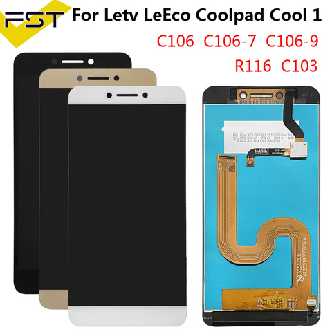 Para Letv LeEco Coolpad genial 1 Dual c106 c106-7 C106-9 C106-8 R116 Cool1 LCD + MONTAJE DE digitalizador con pantalla táctil ► Foto 1/5