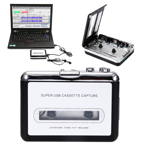 Cinta de casete portátil recargable por USB, convertidor de CD MP3, Capture, reproductor de Audio, grabadoras y reproductores ► Foto 1/6