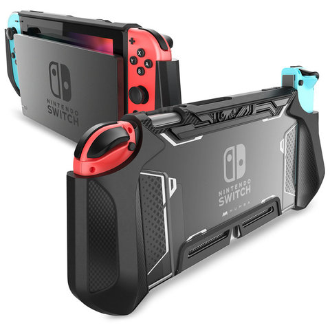 Funda ajustable para Nintendo Switch, serie Mumba, cubierta de agarre de TPU Compatible Con consola Nintendo Switch y controlador Joy-Con ► Foto 1/6