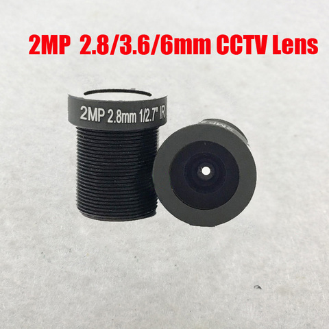 Lente CCTV 1080p 2mp, 3,6mm 6mm 8mm para placa de cámara M12, montura de enfoque fijo, cámara Ip ► Foto 1/6