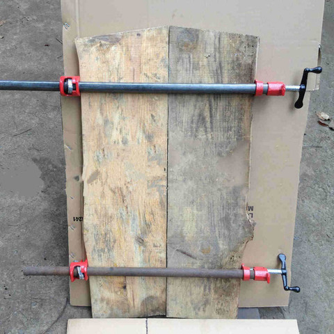 Abrazadera de tubo de encolado de madera pesada de hierro fundido de 1/2 