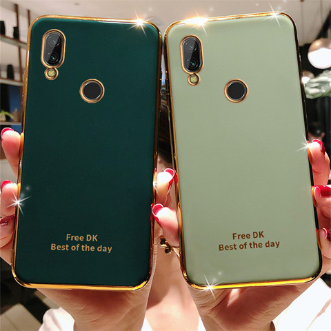 Funda de teléfono suave con revestimiento brillante para Huawei, carcasa para Huawei P30 Lite P20 P40 Mate 10 Pro 20 30 Lite P Smart Z Y5 Y6 Y7 Y9 2022 Y9S ► Foto 1/6