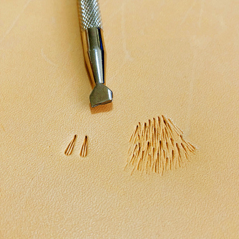 Herramientas de impresión de pelo PGF, herramientas de talla de cuero para manualidades ► Foto 1/3