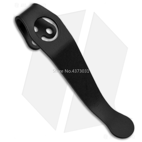 Navaja de titanio de alta calidad, negra, Kydex Clip trasero s, Clip de cintura para cuchillo plegable C81 C10 C11, Clip trasero ► Foto 1/6