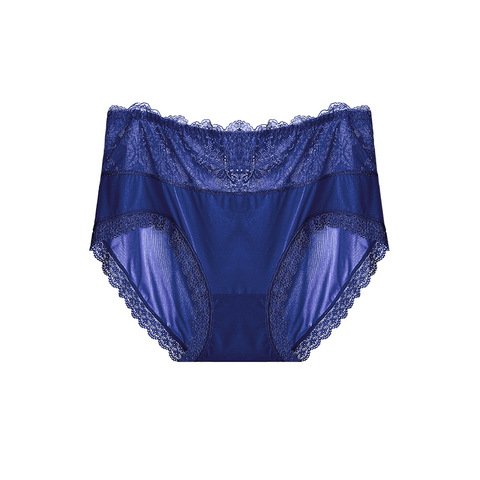 BS27-ropa interior Sexy para mujer, lencería transpirable, calzoncillos femeninos de tiro alto, bragas de talla grande 5XL ► Foto 1/6