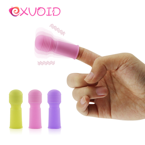 EXVOID-vibrador de silicona para parejas y mujeres, Juguetes sexuales masajeador de punto G, estimulador de clítoris lésbico, productos para adultos ► Foto 1/6