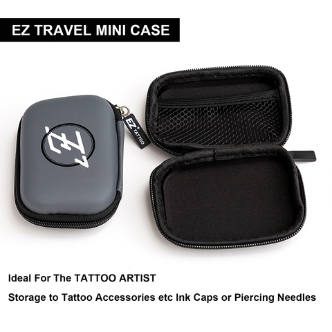 ¡Buen embalaje! EZ Tattoo-Mini funda Estuche De Viaje forma de rectángulo protección portátil, estuche rígido con logotipo EZ cremallera para equipo de tatuaje ► Foto 1/1