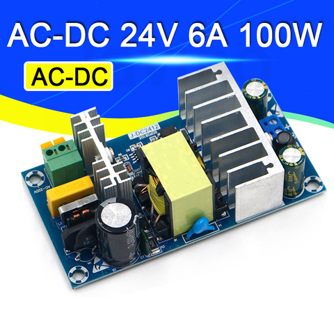 Módulo de fuente de alimentación, CA 110v 220v a CC 24V 6A AC-DC, placa de alimentación conmutada, promoción 828 ► Foto 1/5