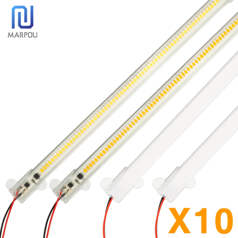 10 Uds. De luz LED para cocina, lámpara de barra LED IP65 IP20 de 7W, 30cm, 50cm, luz LED blanca cálida para el día y debajo del armario, iluminación de noche para interiores ► Foto 1/6