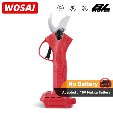 WOSAI-podadora inalámbrica sin escobillas, podadora eléctrica de 20V, serie MT, cortador eficiente de ramas para podar árboles frutales y bonsái ► Foto 1/6