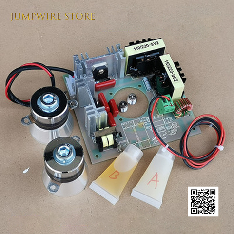 120W/40KHZ ultrasonido limpiador placa de circuito Kit oscilador generador ultrasónico DIY Simple máquina de vibración de la Caja ► Foto 1/6