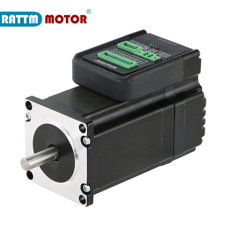 Motor paso a paso híbrido Digital integrado, 1 Uds., Nema23 JSS57P2N 2N, 6A DC24V-48V 200KHZ, controlador de bucle cerrado CNC ► Foto 1/6