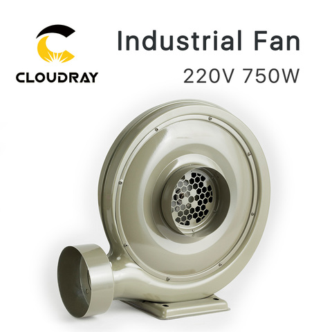 Cloudray 220 V 750 W ventilador de escape del ventilador de aire centrífuga para CO2 de grabado láser, máquina de corte de presión media de ruido más bajo ► Foto 1/4