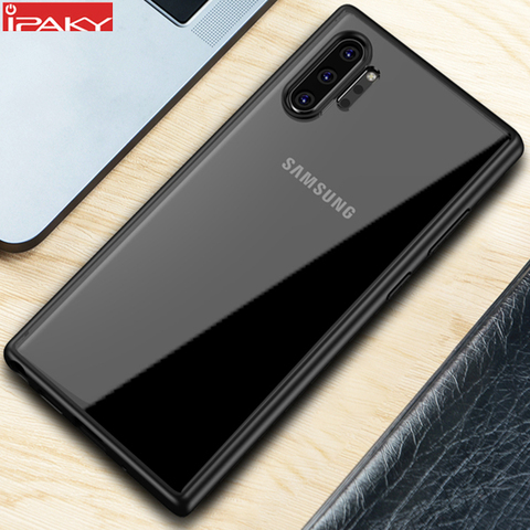 Funda híbrida acrílica de TPU transparente para móvil, carcasa a prueba de golpes para Samsung Galaxy Note 10 Plus ► Foto 1/6