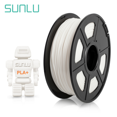 SUNLU-filamento PLA PLUS 3D de 1,75mm para impresora 3D, Material de impresión de plástico PLA + 3D, 1KG con carrete ► Foto 1/6