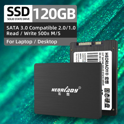 SATA3-disco duro de estado sólido interno para ordenador portátil y de escritorio, disco duro de 2,5 pulgadas, 120gb, 128gb, 240gb, 480gb, 256gb, 60gb, 512GB, Hdd ► Foto 1/6