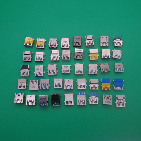 40 modelos 40 unids/lote portátil USB Jack USB Socket 3,0 conector con enchufe USB para ACER/ASUS/HP/ DELL/Toshiba/Sony ► Foto 1/2