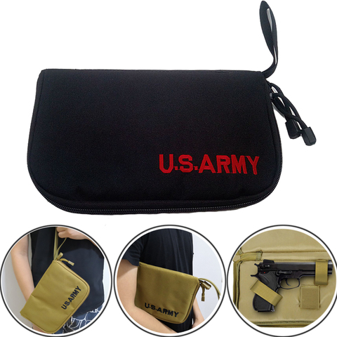 Bolsa de transporte para pistola táctica, funda de pistola portátil, portador de pistola militar, protección suave, accesorios para caza ► Foto 1/6