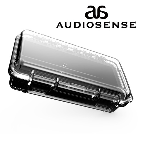 Estuche portátil para auriculares resistente al agua AUDIOSENSE, estuche portátil de viaje rígido, estuche protector para auriculares ► Foto 1/5