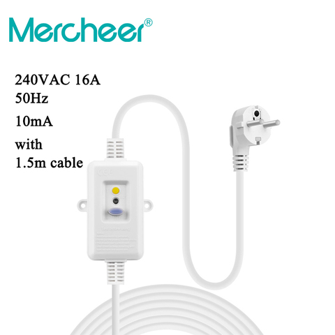 Componentes del fusible del enchufe de protección contra fugas del dispositivo de corriente Residual de 220 V 16A de seguridad eléctrica aprobada por CE ► Foto 1/2