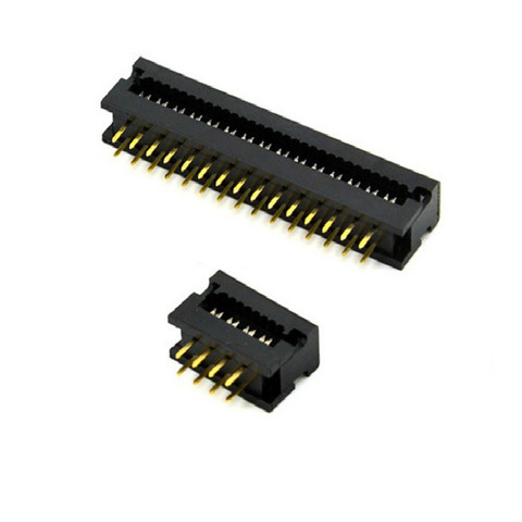 10 Uds FD conector 2,54mm DIP 6 8 10 12 14 16 18 20 24 26 30 34 40 50Pin IDC adaptador de Cable plano 1,27mm ► Foto 1/1