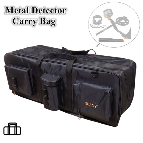 Bolsa de transporte para Detector de metales, bolso de almacenamiento de lona impermeable, multifunción, organizador de herramientas, mochila de Cazador de tesoros ► Foto 1/6