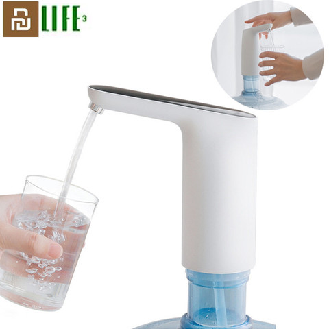 Youpin 3LIFE, Mini Interruptor táctil USB automático, bomba de agua, dispensador eléctrico inalámbrico recargable, bomba de agua con Cable USB ► Foto 1/6