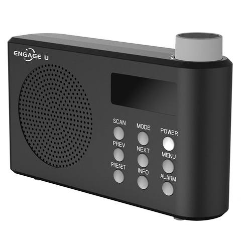 Radio portátil de alta potencia DAB +/FM con Bluetooth, alarma, función de reloj ► Foto 1/6