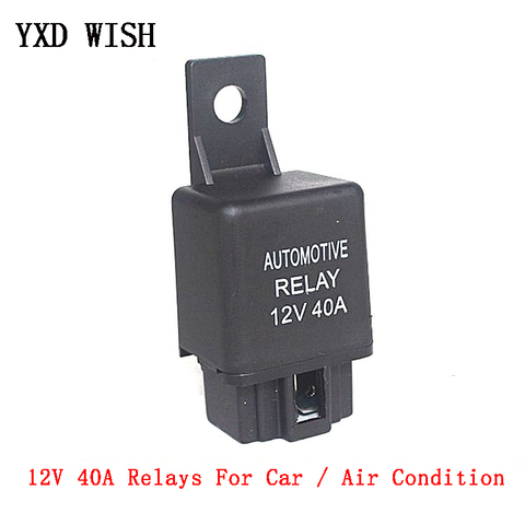 12 V 40A aire acondicionado de 40A 4Pin para aire acondicionado de plástico relés para coches DC 12 V normalmente abierto de relé ► Foto 1/5