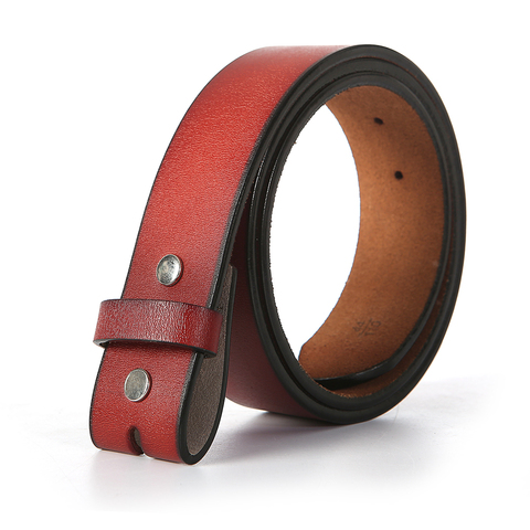 Cinturón occidental de cuero vaquero HJONES, sin hebilla, 1 1/2 pulgadas de ancho, rojo, marrón y negro ► Foto 1/6