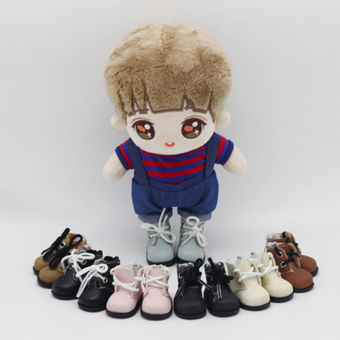 Botas para muñecas de 4,5*2,5 cm, para muñecas BJD de 1/6, Mini zapatos para muñecas de 15cm y 20cm, accesorios para muñecas de juguete EXO rusas, envío gratuito ► Foto 1/6