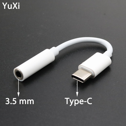 Cable de Audio auxiliar para auriculares, adaptador de macho a Jack hembra de 3,5mm, tipo C, USB-C, para Xiaomi, Huawei, Samsung, Andorid, teléfono inteligente ► Foto 1/6