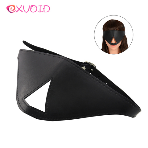 EXVOID-juguetes sexuales para parejas, juguetes sexuales para flirteo, BDSM, productos para adultos, tapabocas con protección para los ojos ► Foto 1/6