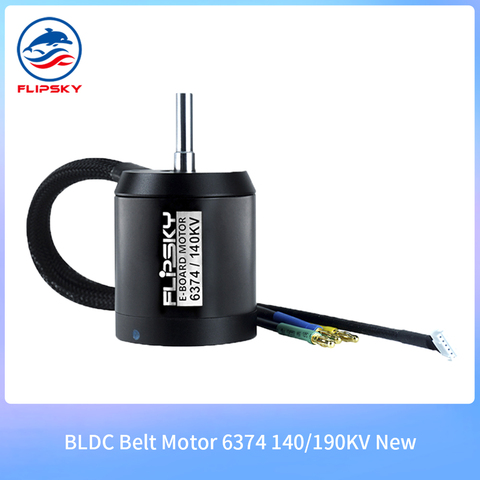 Motor de correa BLDC 6374 140/190KV 3500W, Motor sin escobillas con Sensor Hall para monopatín eléctrico artesanal, Longboard Esk8, Motor Flipsky ► Foto 1/6