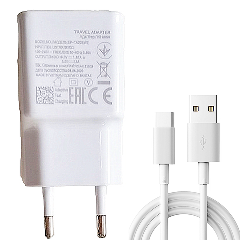 Cargador USB para Xiaomi Redmi Nota 9 9S 9C más Mi10 Nota 8T 8 Pro Poco X3 Traver cargador de pared para oneplus 8 8t tipo C Cable USB ► Foto 1/6