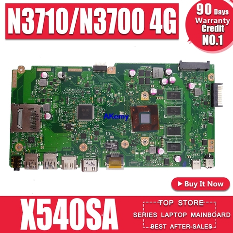 X551MA placa base N2830/N2840 para ASUS X551M F551MA R512MA D550MA placa base de computadora portátil X551MA placa base X551MA placa base 100% ok ► Foto 1/6