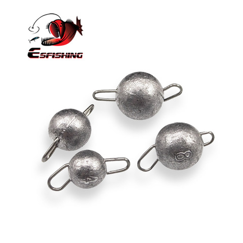 KESFISHING-señuelo de pesca con cabeza de plomo, 10 Uds. Gancho de señuelo blando Cheburashka Sinker Texas, aparejos de pesca, accesorios ► Foto 1/6