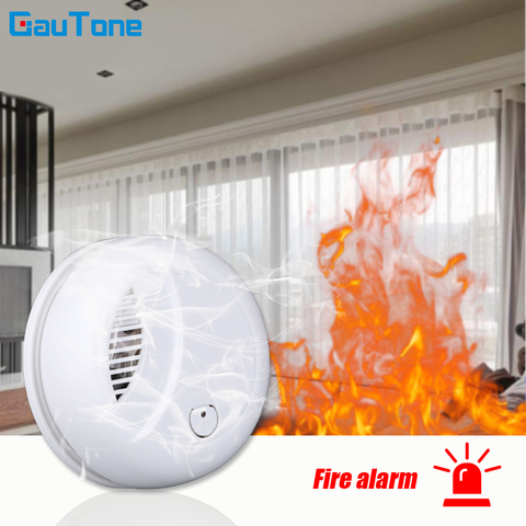 Independiente Detector de humo alarma seguridad inalámbrica en casa humo Detector sensible portátil sensores de alarma equipo de fuego ► Foto 1/6