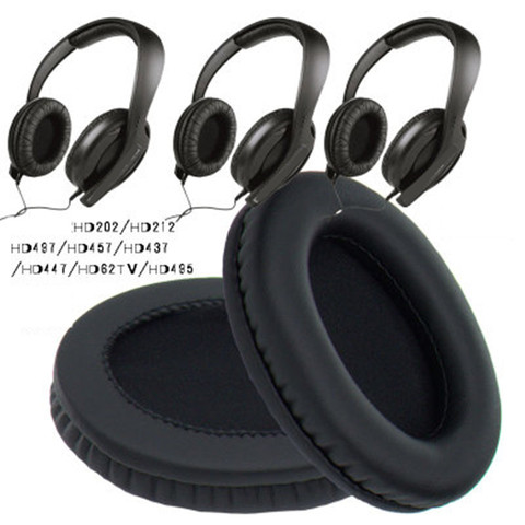 Almohadillas de oreja para auriculares de repuesto para Sennheiser HD202/HD212, Almohadillas para oreja de espuma viscoelástica, 90x70mm 23 AugO6 ► Foto 1/1
