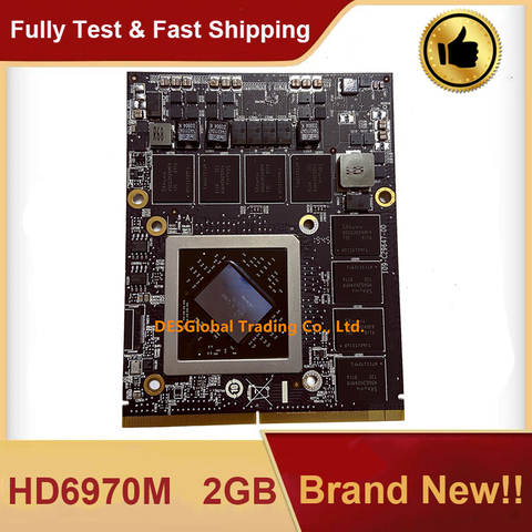 Tarjeta gráfica de video para el ordenador, modelos HD6970, HD6970M, HD6970M, 2GB, 109-C29647, compatible con Apple iMac de 27