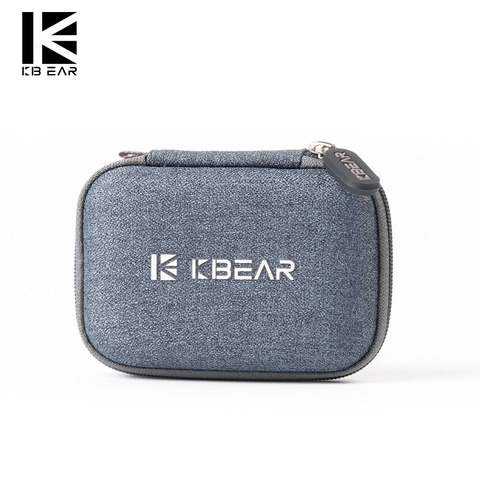 KB EAR-funda de tela para auriculares, funda portátil, absorción de presión de impacto, bolsa para empaquetar y almacenar con TRI I3 ► Foto 1/6