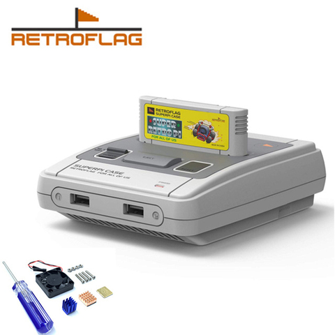 Retroflag frambuesa Pi caso Superpi CASE-J seguro cierre para Raspberry Pi 3 B + B Plus) 2 ► Foto 1/6