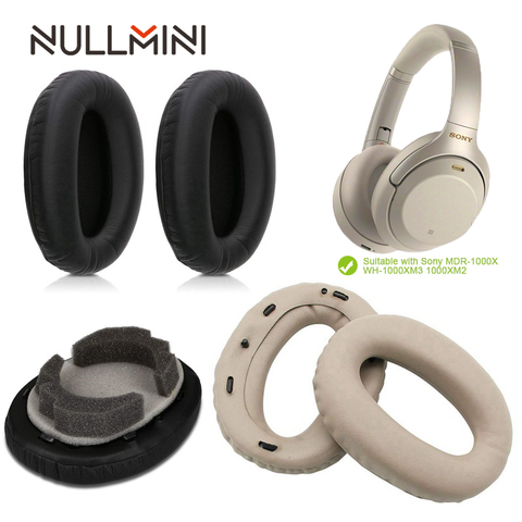 NullMini-almohadillas de repuesto para Sony MDR-1000X WH-1000XM3, auriculares 1000XM2, funda para auriculares ► Foto 1/6