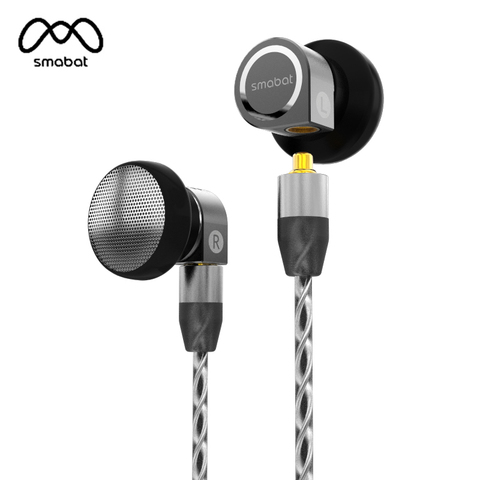 Smbat M1 Pro Auriculares auriculares HIFI Metal auricular 14,2mm Unidad de controlador dinámico Sub insignia reemplazo desmontable MMCX Cable Chapado en plata diseño de laberinto patentado BK MX980 ST-10 PK1 PK2 PK ► Foto 1/6