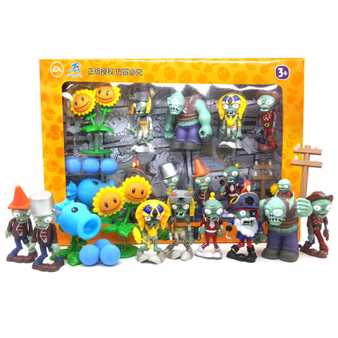 Figuras originales grandes de Plants vs. juguetes zombis 2, conjunto completo de figuras de Anime de silicona suave para niños, muñecos infantiles, regalos de cumpleaños y Navidad ► Foto 1/6