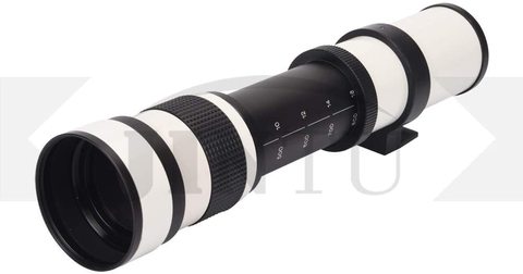 JINTU-lente teleobjetivo de 420-800mm con Zoom Manual, lentes de cámara para Canon T5, T5i, T6, T6i, 70D, 80D, 5D, DSLR + bolsa blanca en foto de Vida Salvaje ► Foto 1/6