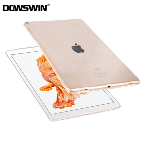 DOWSWIN-Funda de silicona suave para ipad pro 12,9 2017, cubierta trasera compatible con teclado, 2015 ► Foto 1/6