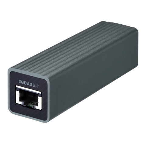 QNAP QNA-UC5G1T adaptador USB 3,0 a 5GbE ordenadores y NAS con 5 gbe/2.5GbE/1GbE/100MbE conectividad ► Foto 1/6