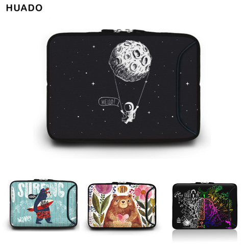 Bolsa portátil para ordenador portátil Macbook 10, 11,6, 13,3, 14,4, 15,4, 15,6, 17, 17,3 pulgadas, funda con cremallera para Netbook, funda para tableta, bolsas para ordenador ► Foto 1/6