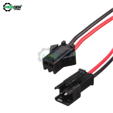 10 pares SM 2-Pin 10cm JST 2Pin macho Cable macho a hembra Cable 3mm adaptador de conector para 3528 de 5050 LED de luz de tira ► Foto 1/3